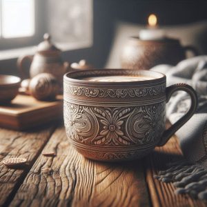 A mug on a table
