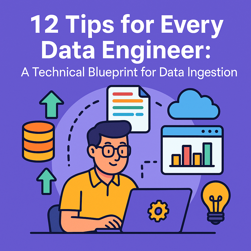 12 Tips for Every Data Engineer: A Technical Blueprint for Data Ingestion